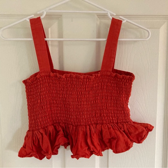 SOLD Carolina K Linen Crop Top - Picture 4 of 10